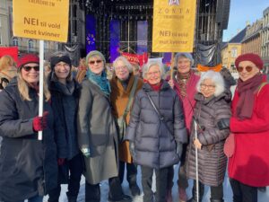 8.mars-gjengen på torget